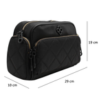 Bolso Crossbody Para Mujer Mod. Ji 2519 Jaime Ibiza® Negro Lisa Níquel Multicolor