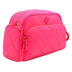Bolso Crossbody Para Mujer Mod. Ji 2519 Jaime Ibiza® Rosa Neón Lisa Níquel Multicolor