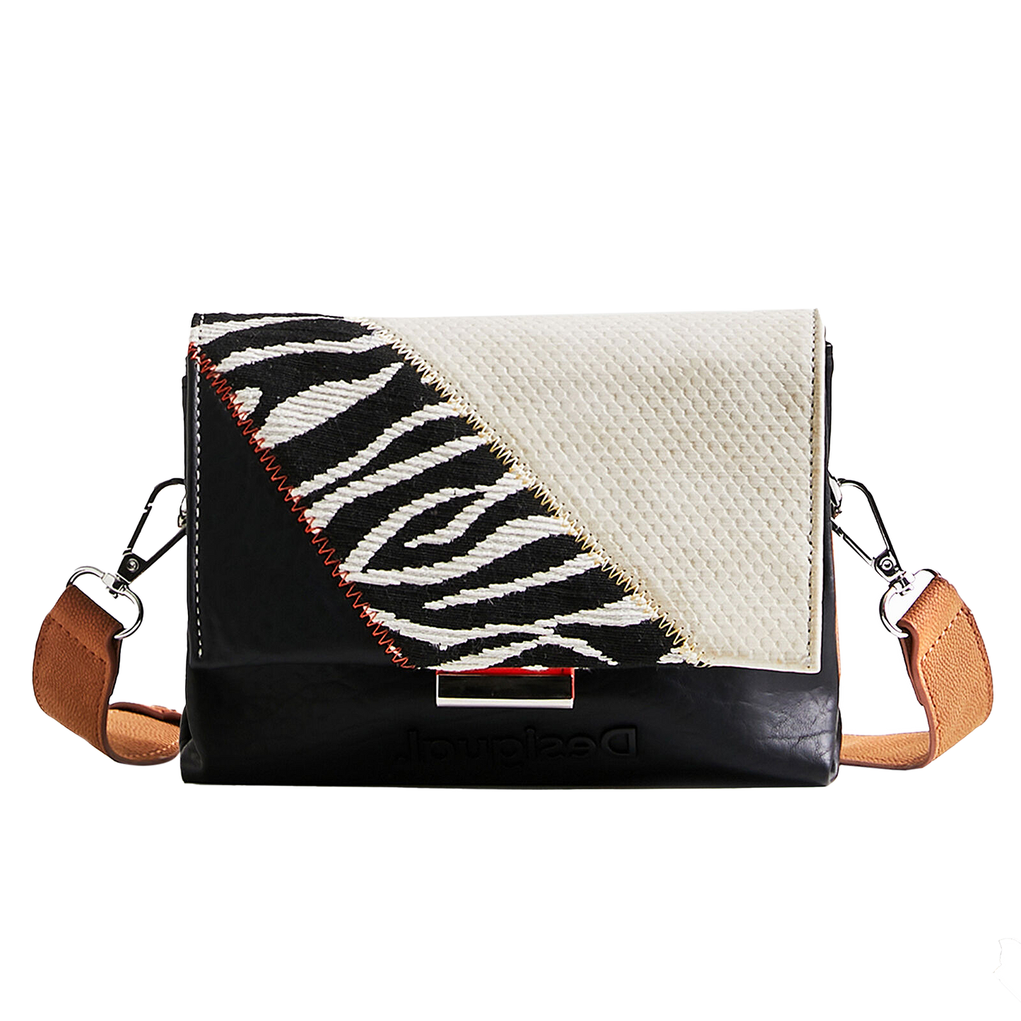 Bolso Bandolera Animal Patch Para Mujer Marca Desigual®