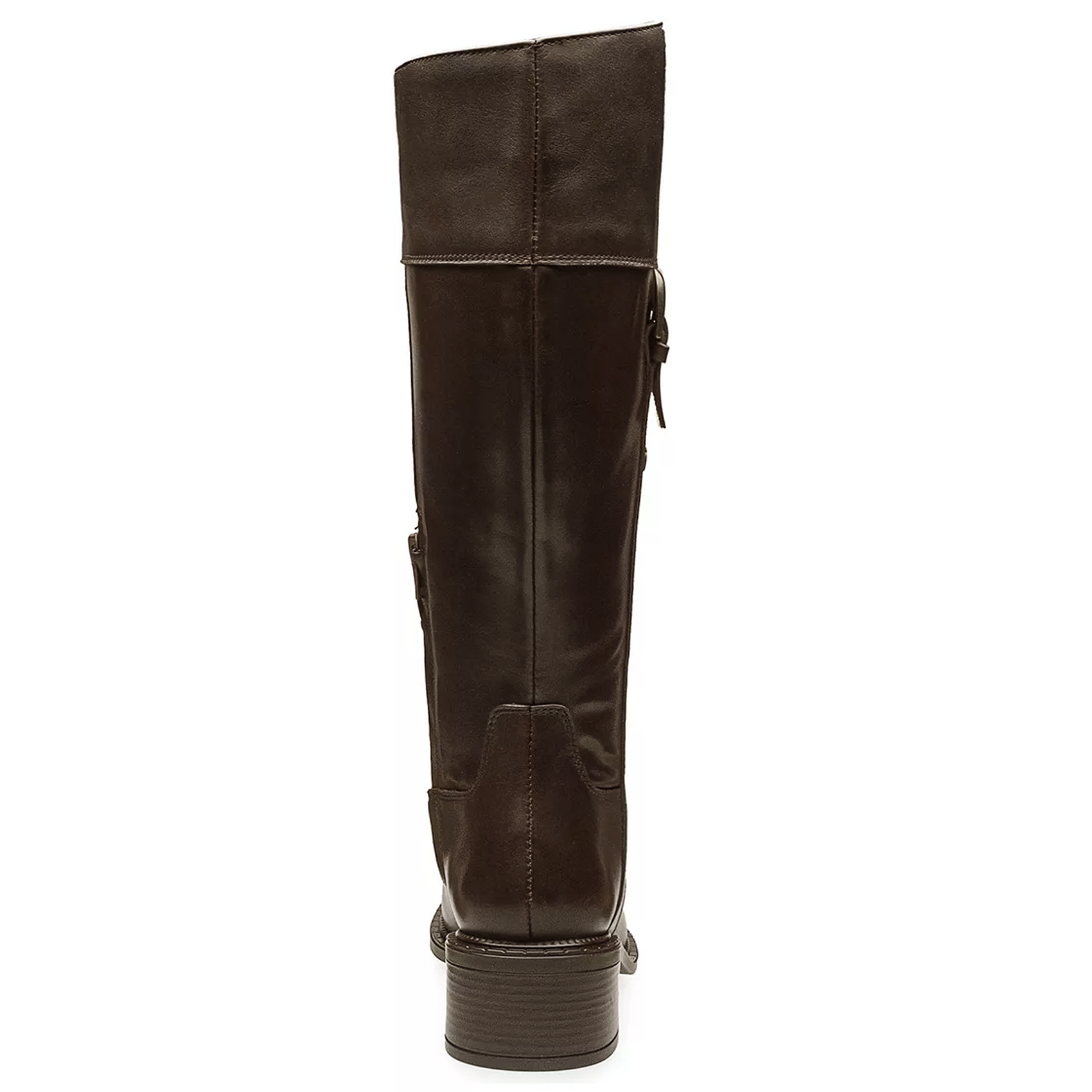 Bota Larga De Mujer 5cm Mod. D1224363 Marca Dockers® Color Marrón Oscuro