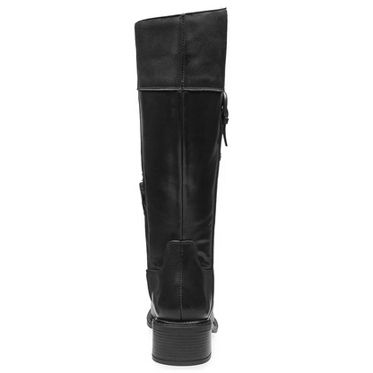 Bota Larga De Mujer 5cm Mod. D1224363 Marca Dockers® Color Negro