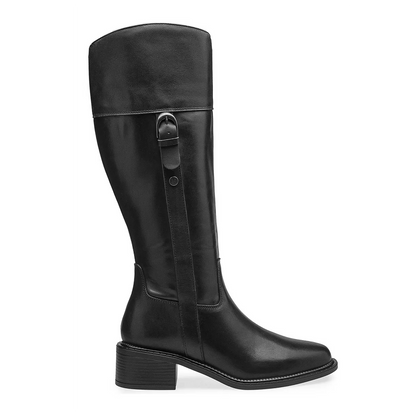 Bota Larga De Mujer 5cm Mod. D1224363 Marca Dockers® Color Negro