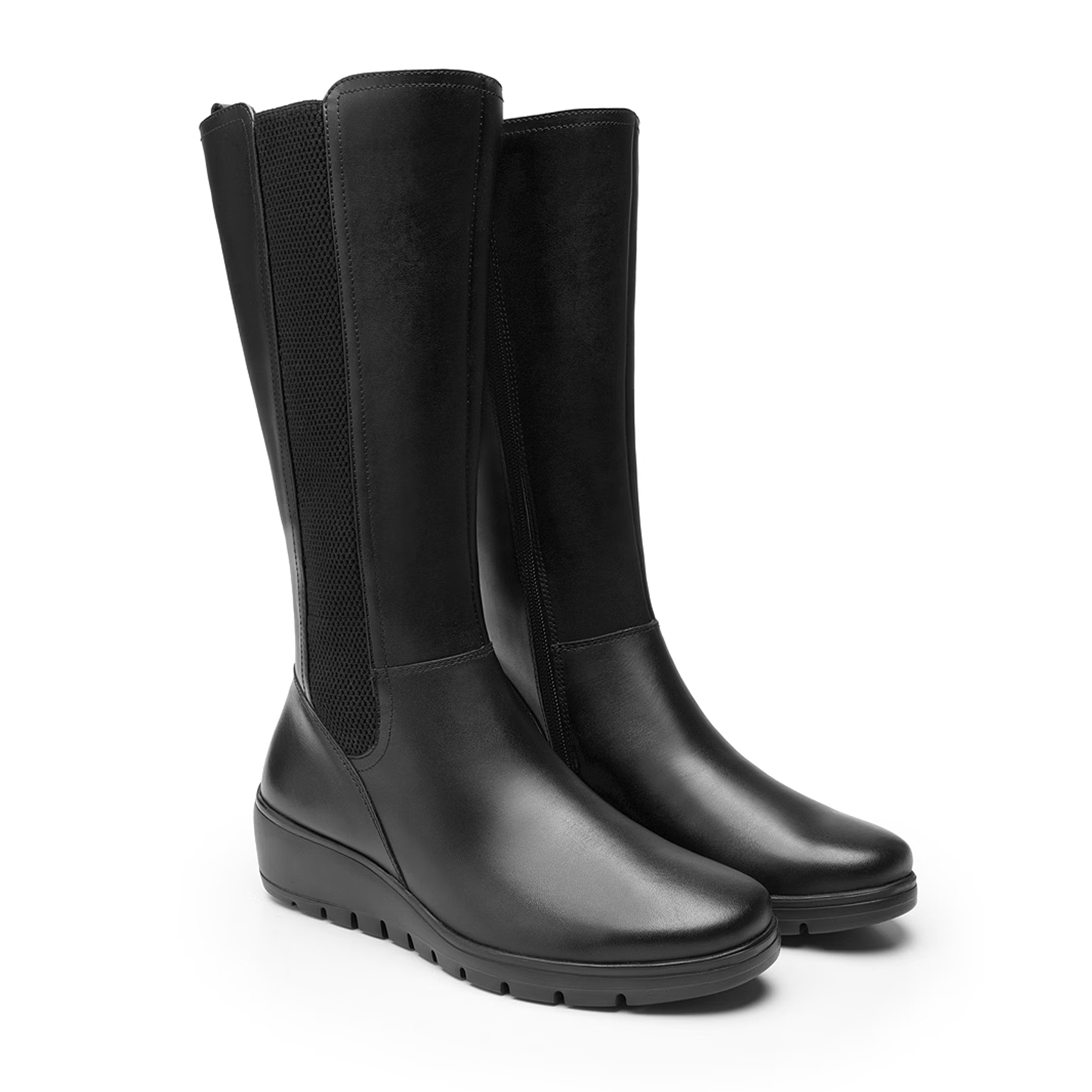 Bota Alta 4.5cm Para Mujer Mod.104822 Marca Flexi®