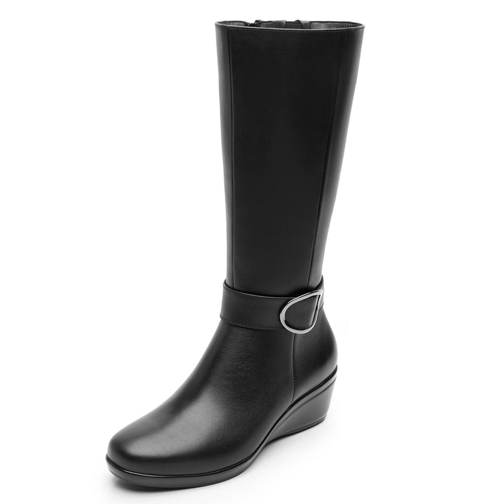 Bota Larga Tacon 5cm Para Mujer Mod.45231 Marca Flexi®