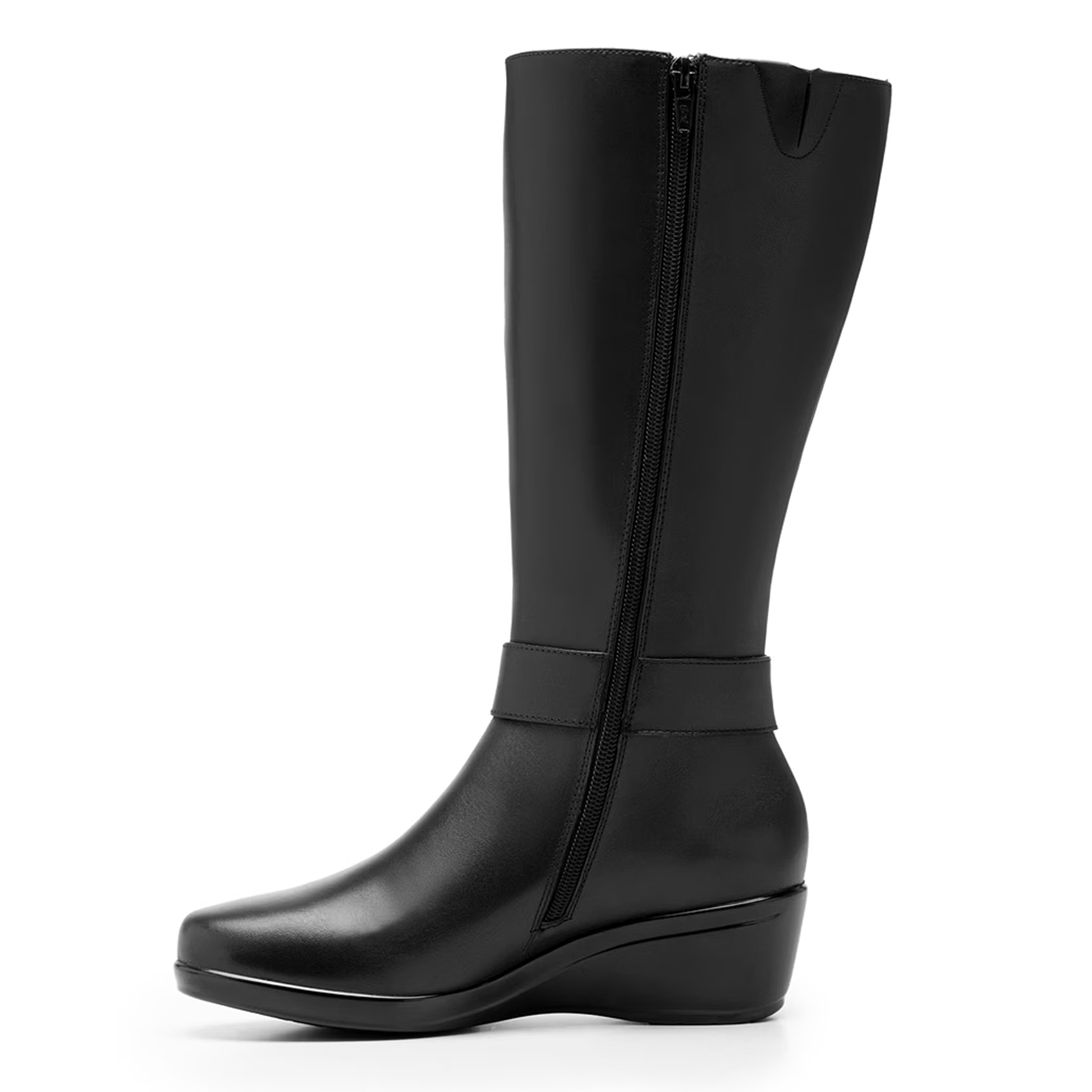 Bota Larga Tacon 5cm Para Mujer Mod.45231 Marca Flexi®