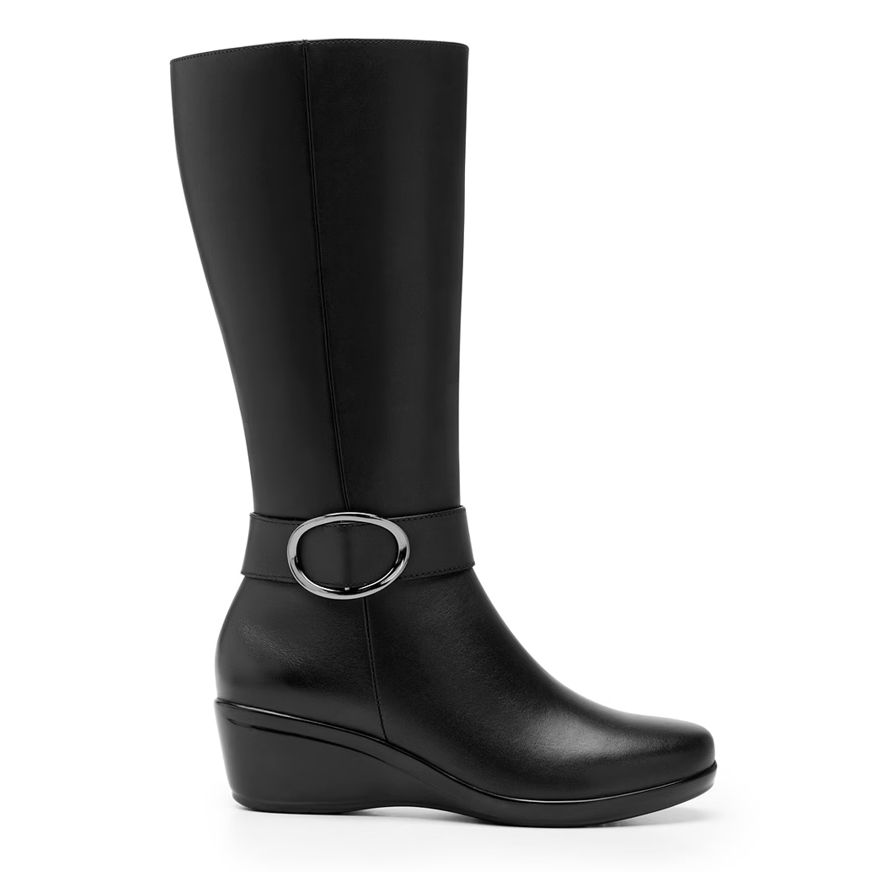 Bota Larga Tacon 5cm Para Mujer Mod.45231 Marca Flexi®