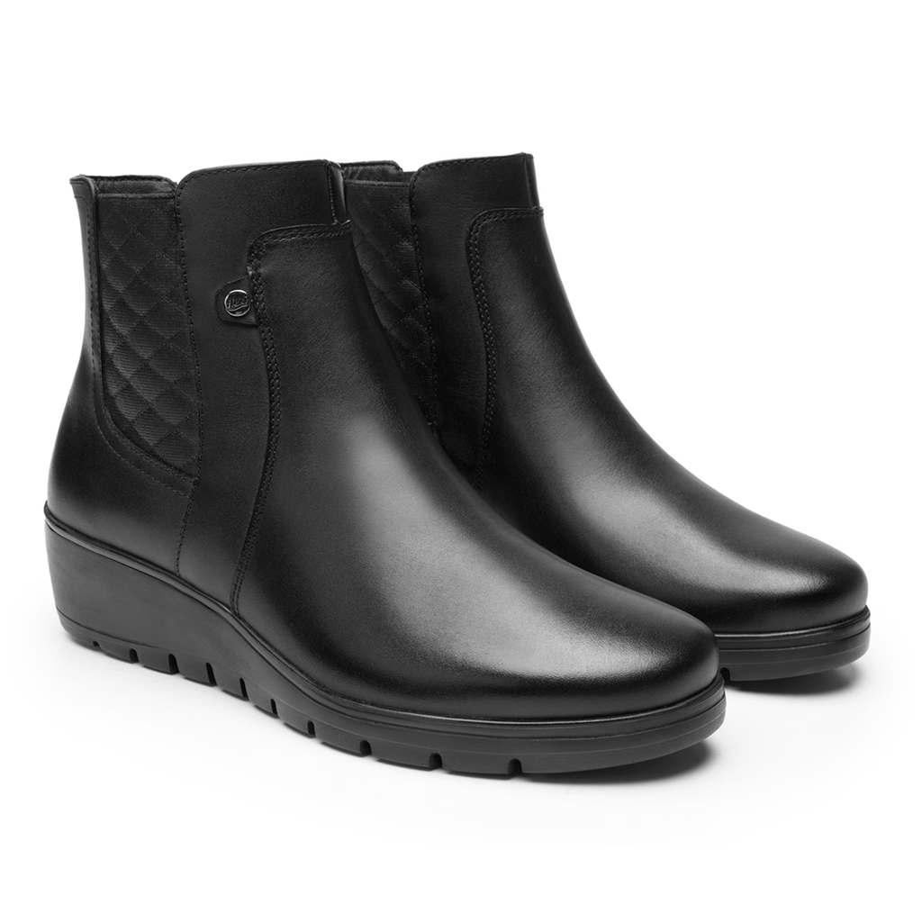 Botín Confort Cuña Para Mujer Mod.104821 Marca Flexi®