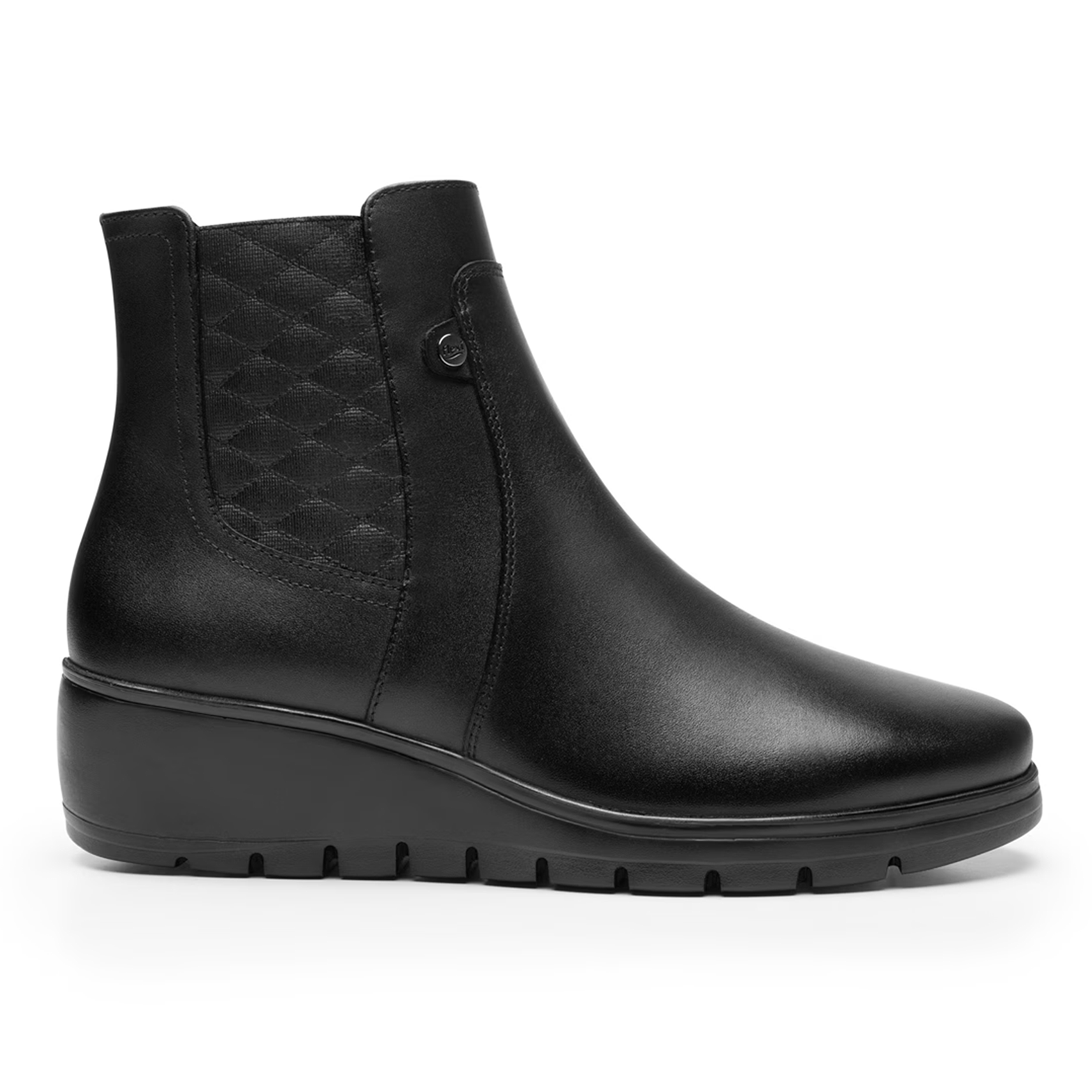 Botín Confort Cuña Para Mujer Mod.104821 Marca Flexi®