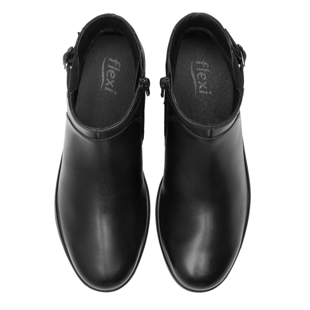 Botín Confort Cuña Para Mujer Mod.130004 Marca Flexi®