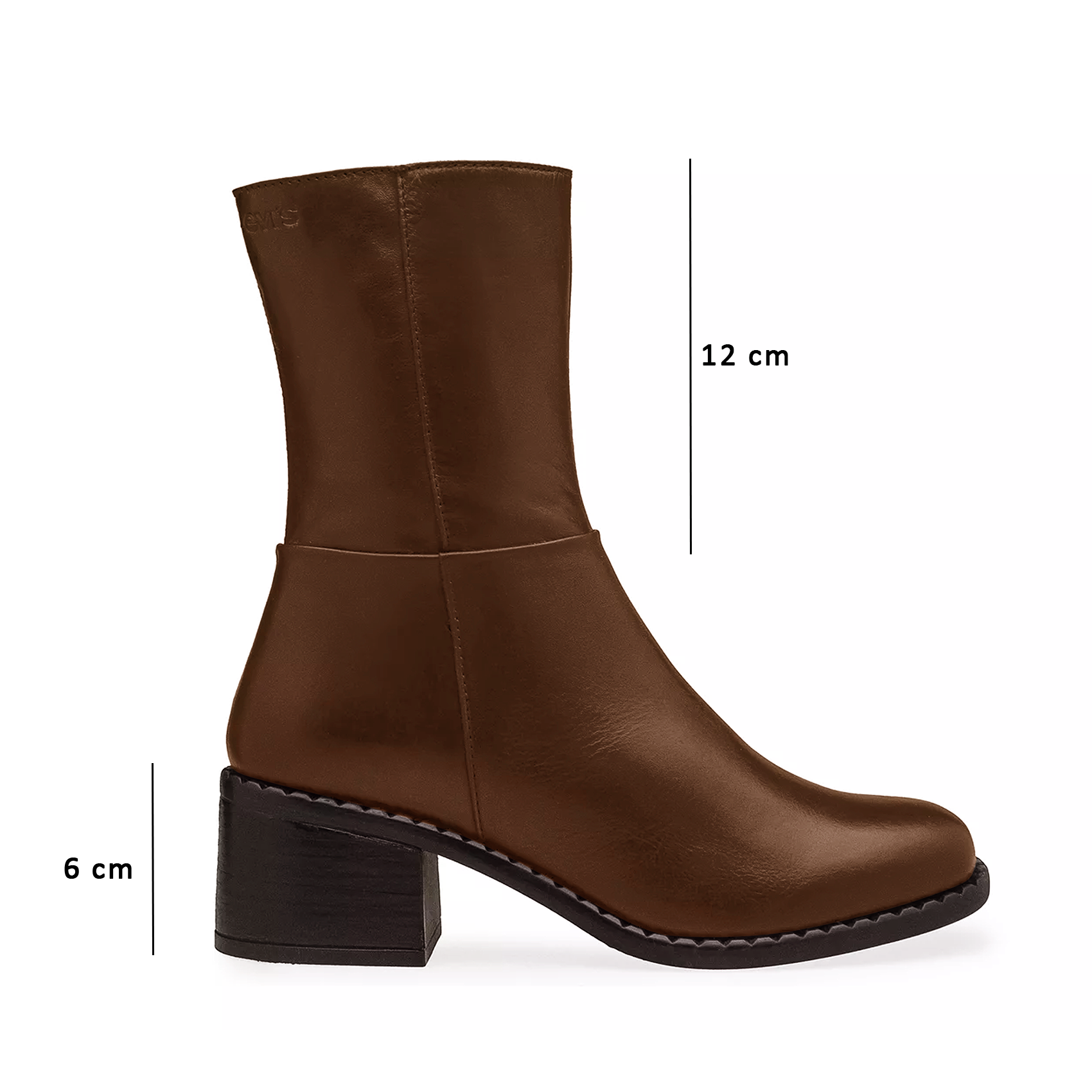 Botín Para Mujer 6cm Mod. L1224132 Marca Levi's®