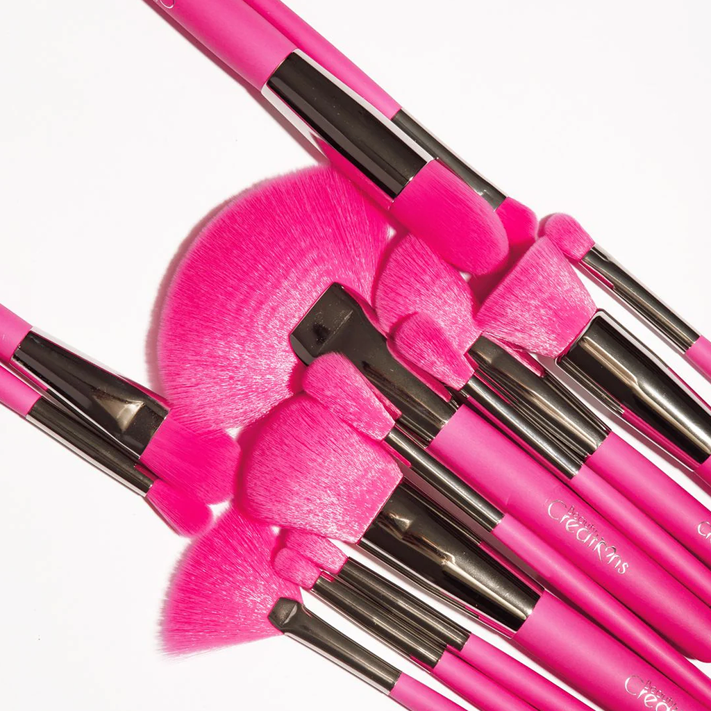 Set De Brochas 24pz Mod. The Neon Marca Beauty Creations® Pink