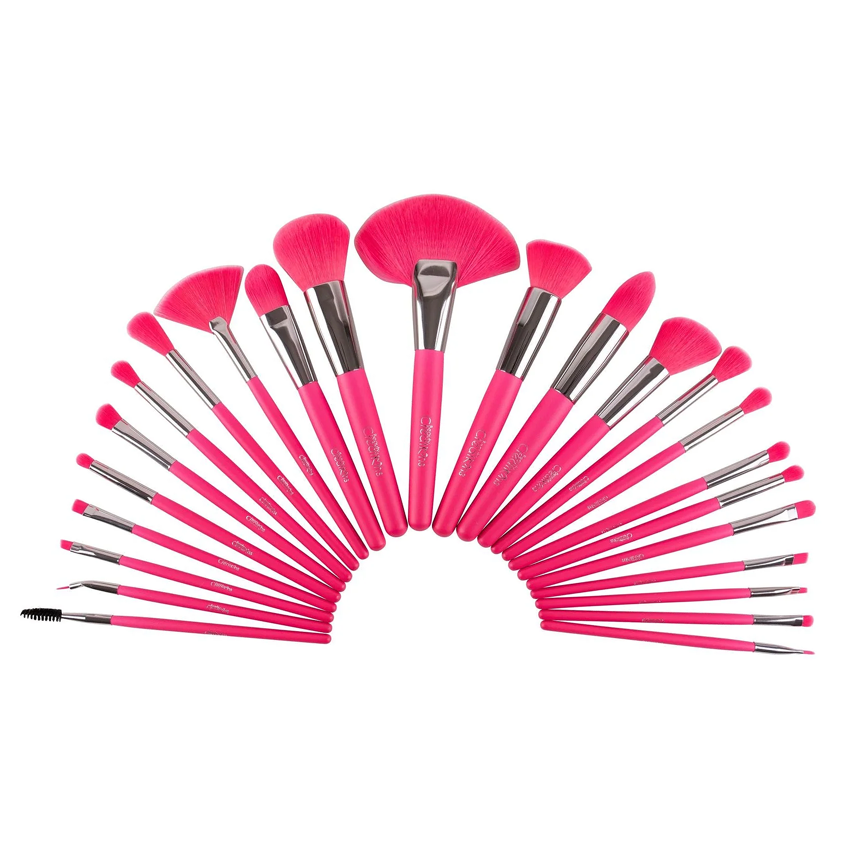 Set De Brochas 24pz Mod. The Neon Marca Beauty Creations® Pink
