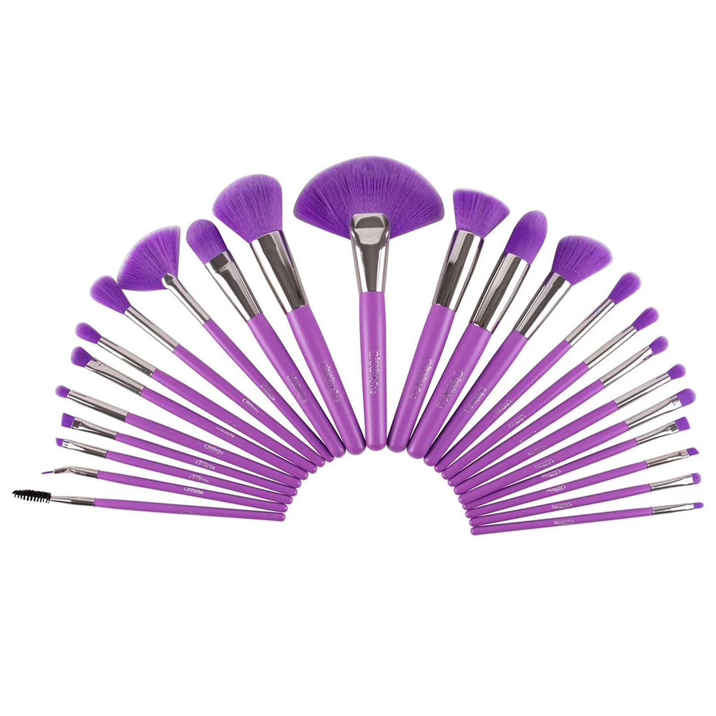 Set De Brochas 24pz Mod. The Neon Marca Beauty Creations® Purple