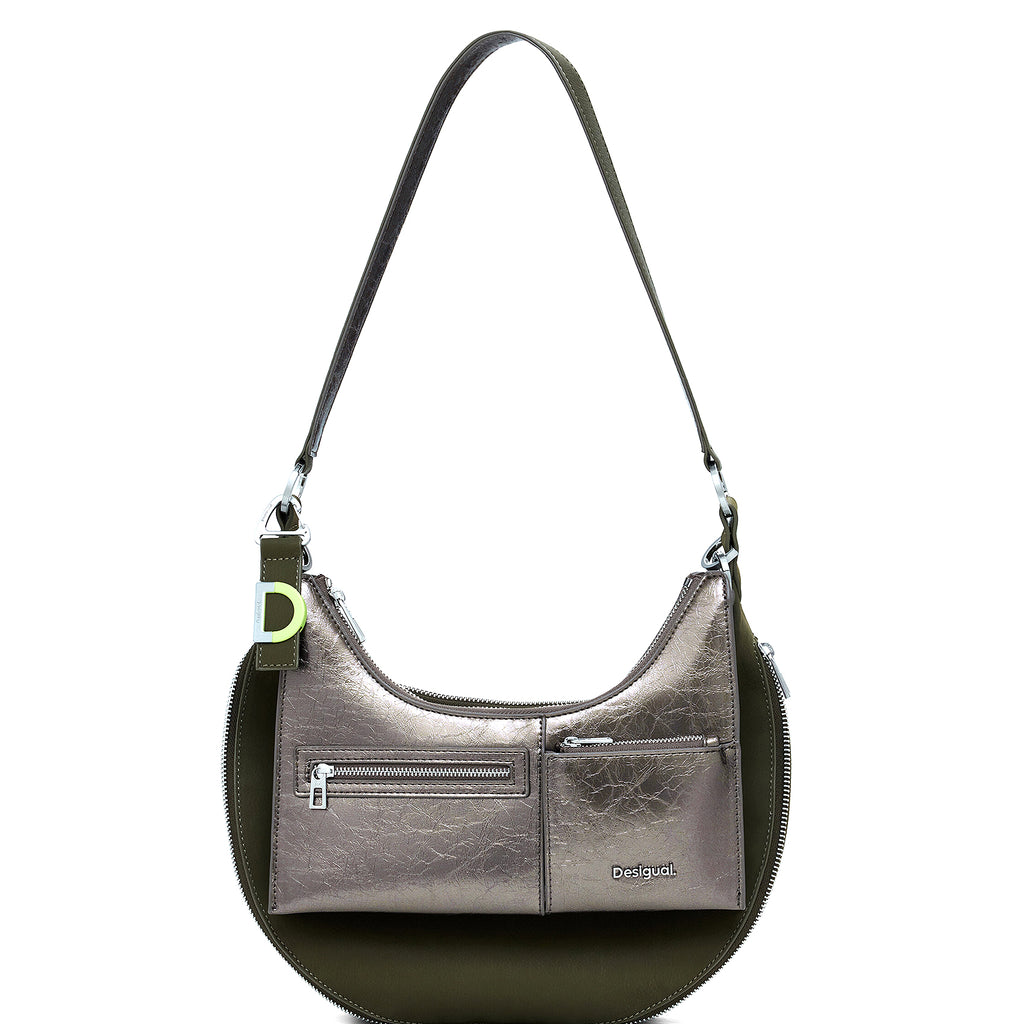Bandolera Desigual Mod. 25waxpah Verde Musgo