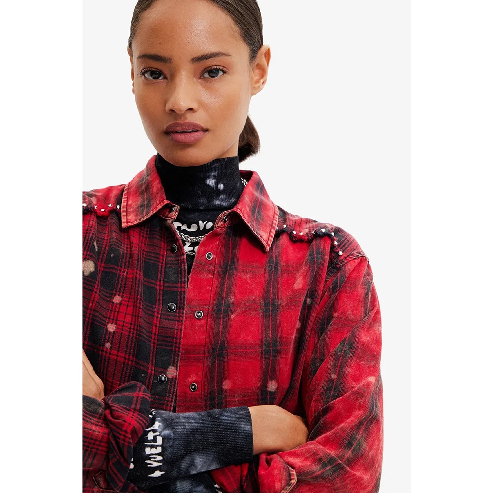 Camisa Casual Para Mujer 22wwcw10/3092 Marca Desigual®