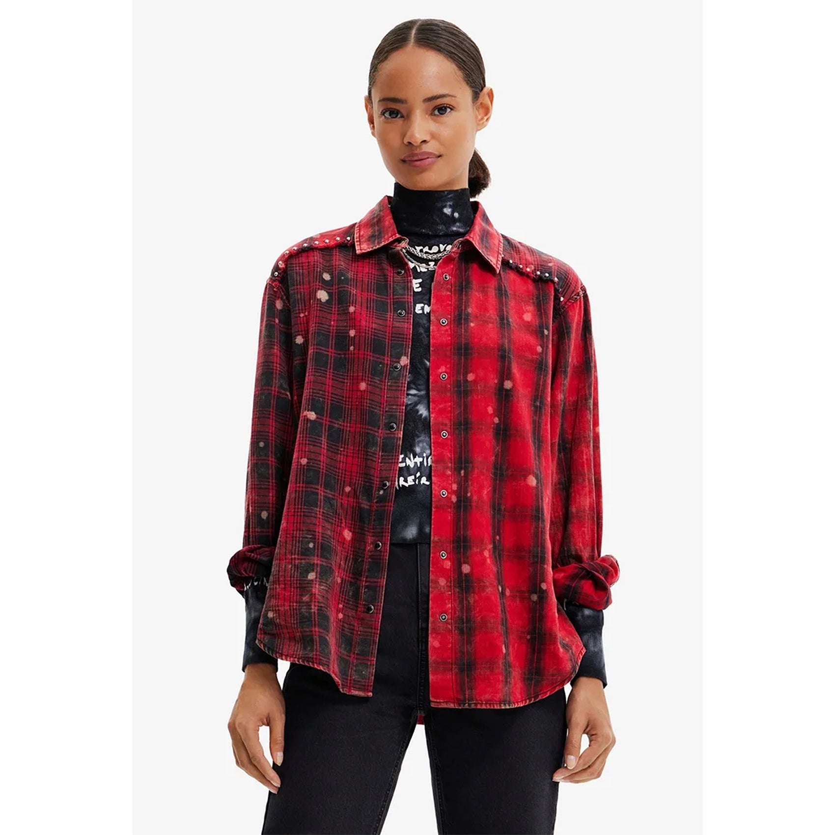Camisa Casual Para Mujer 22wwcw10/3092 Marca Desigual®