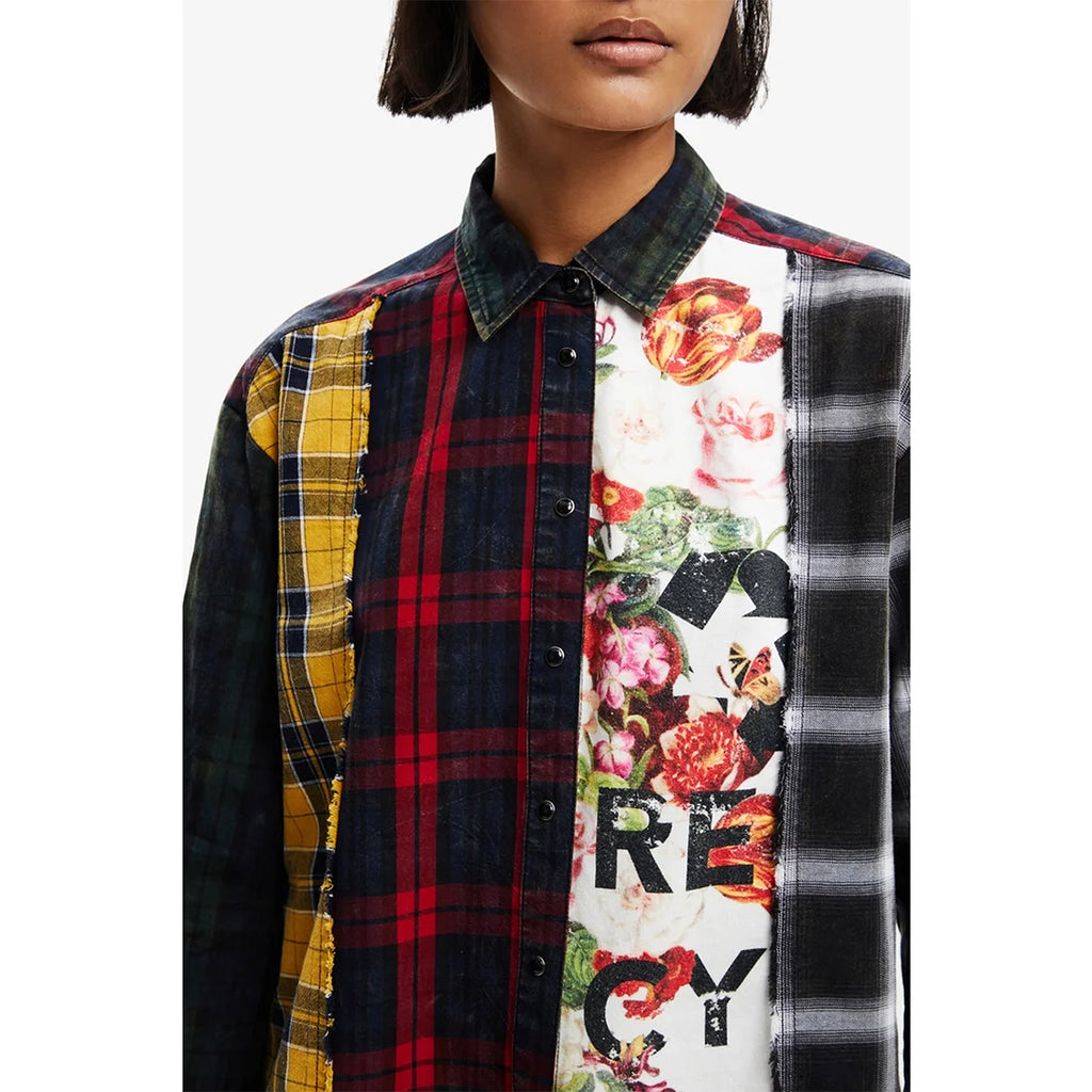 Camisa Larga Casual Para Mujer 22wwcw13/9019 Desigual®