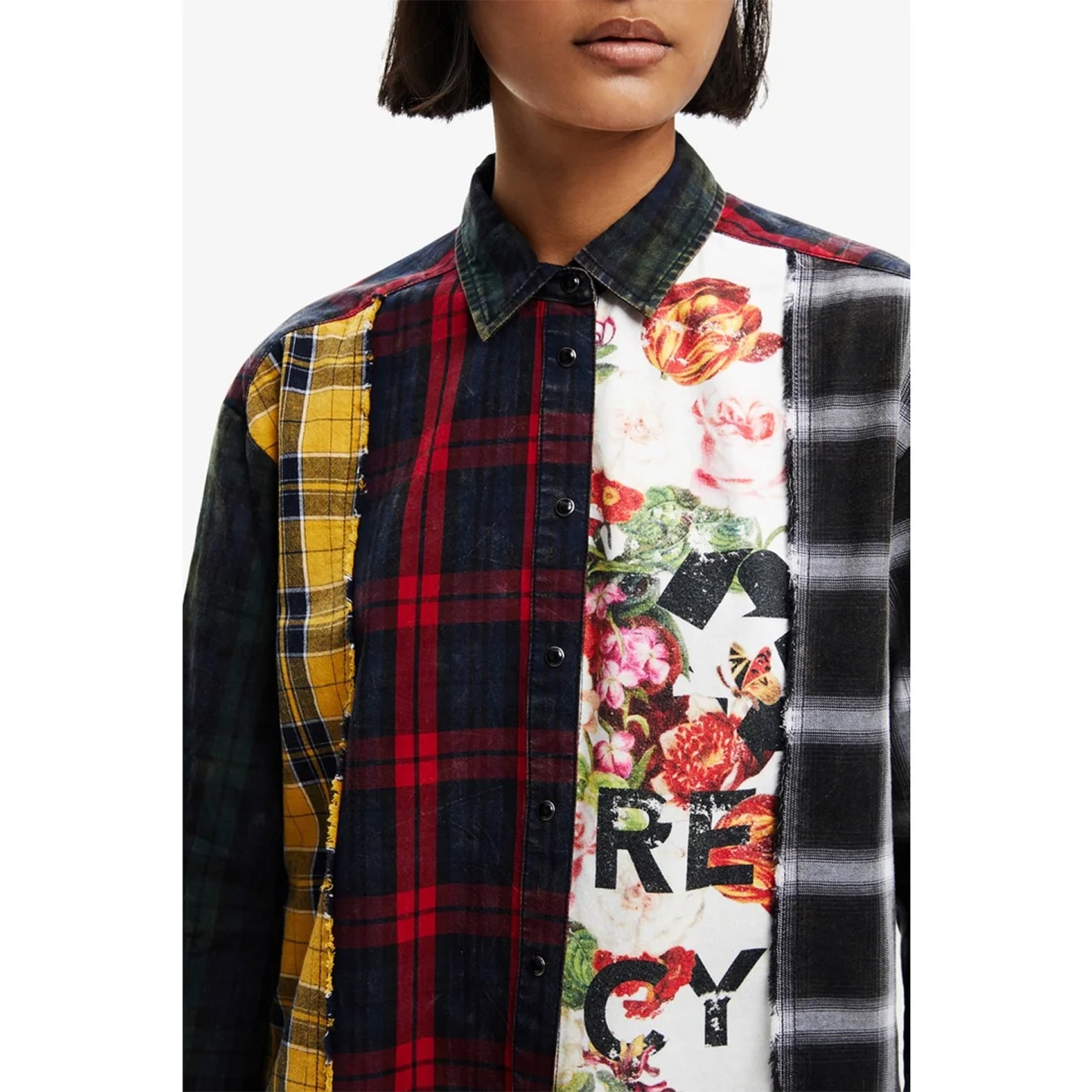 Camisa Larga Casual Para Mujer 22wwcw13/9019 Desigual®