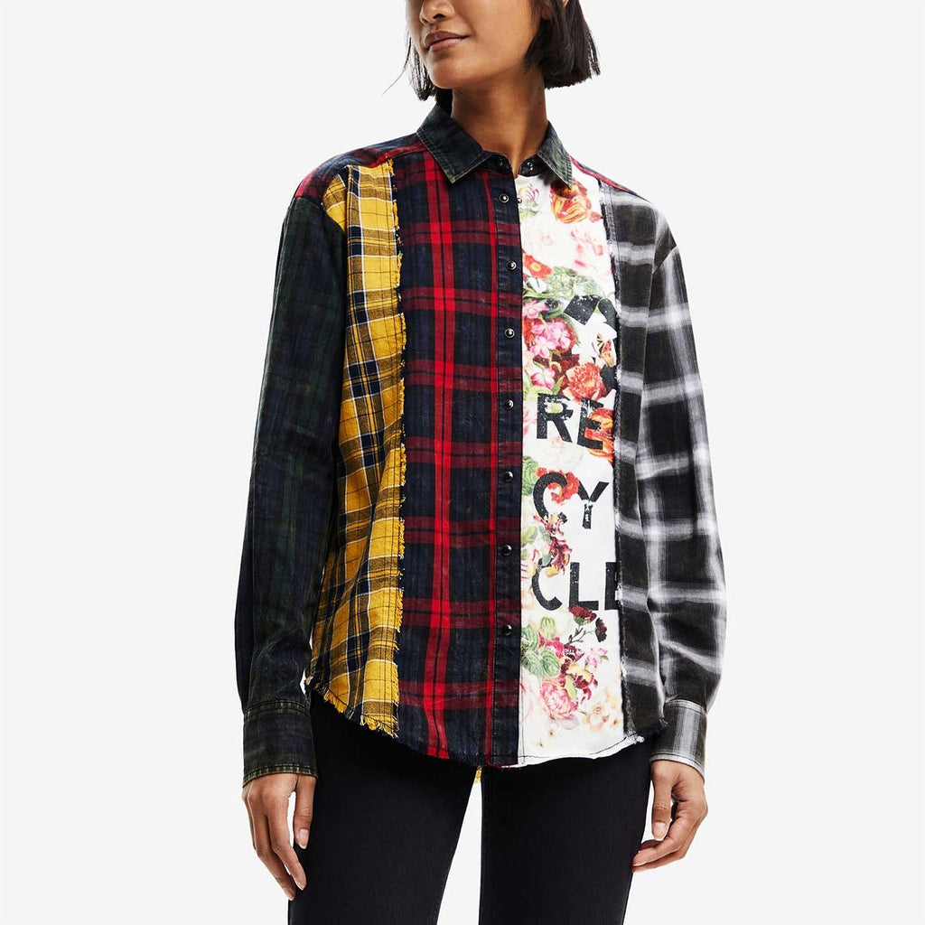 Camisa Larga Casual Para Mujer 22wwcw13/9019 Desigual®