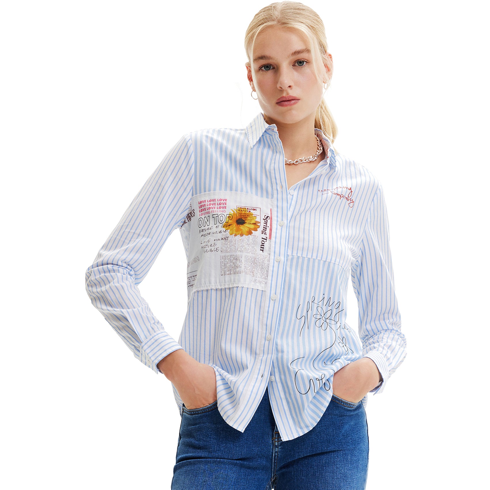 Camisa Casual Para Mujer Mod. 23swcw43/5151 Desigual®