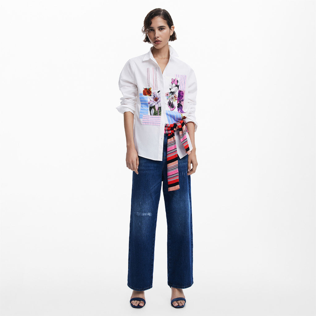 Camisa Minnie Mouse Para Mujer 25swcw24/1000 Desigual®