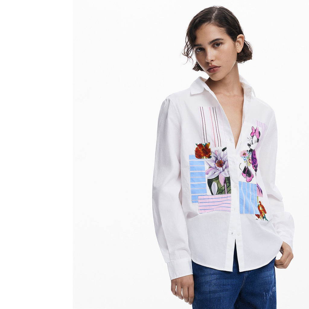 Camisa Minnie Mouse Para Mujer 25swcw24/1000 Desigual®