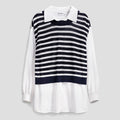Camisa Efecto Dos Piezas Para Mujer 25swcw25/1000 Desigual®