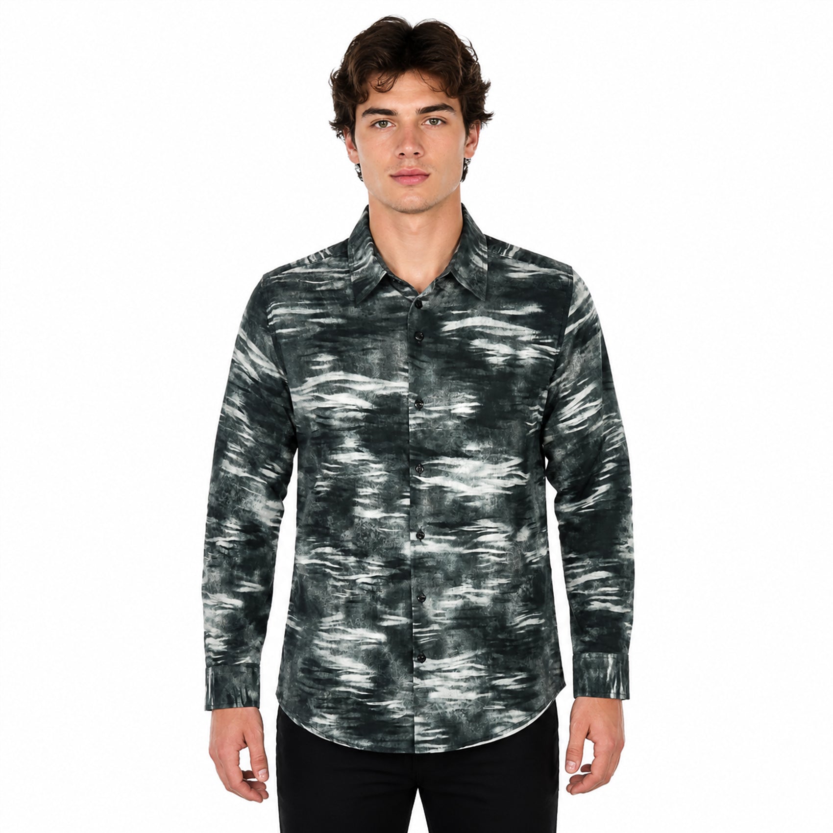 Camisa Casual Para Hombre Mod. B45514 Marca Bobois®