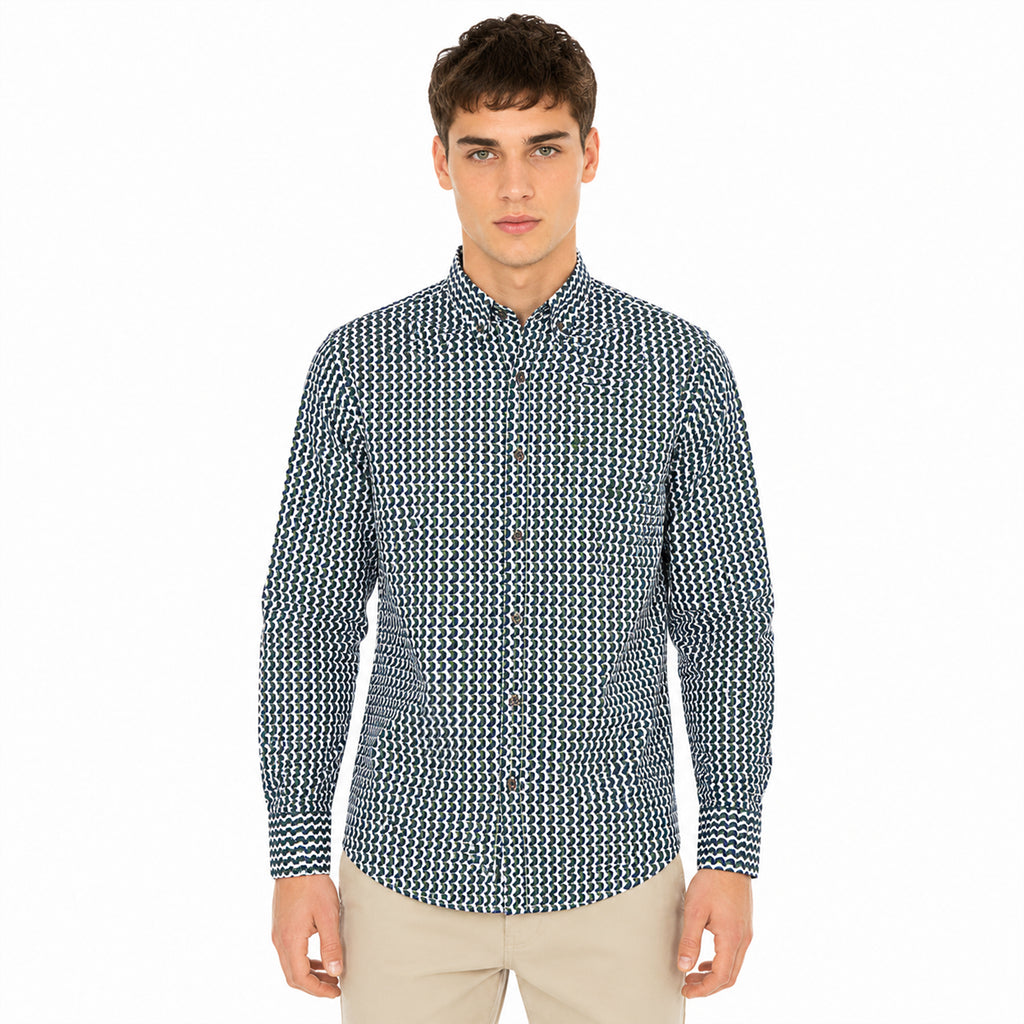 Camisa Casual Para Hombre Mod. Coello Marca Dario Beltran®