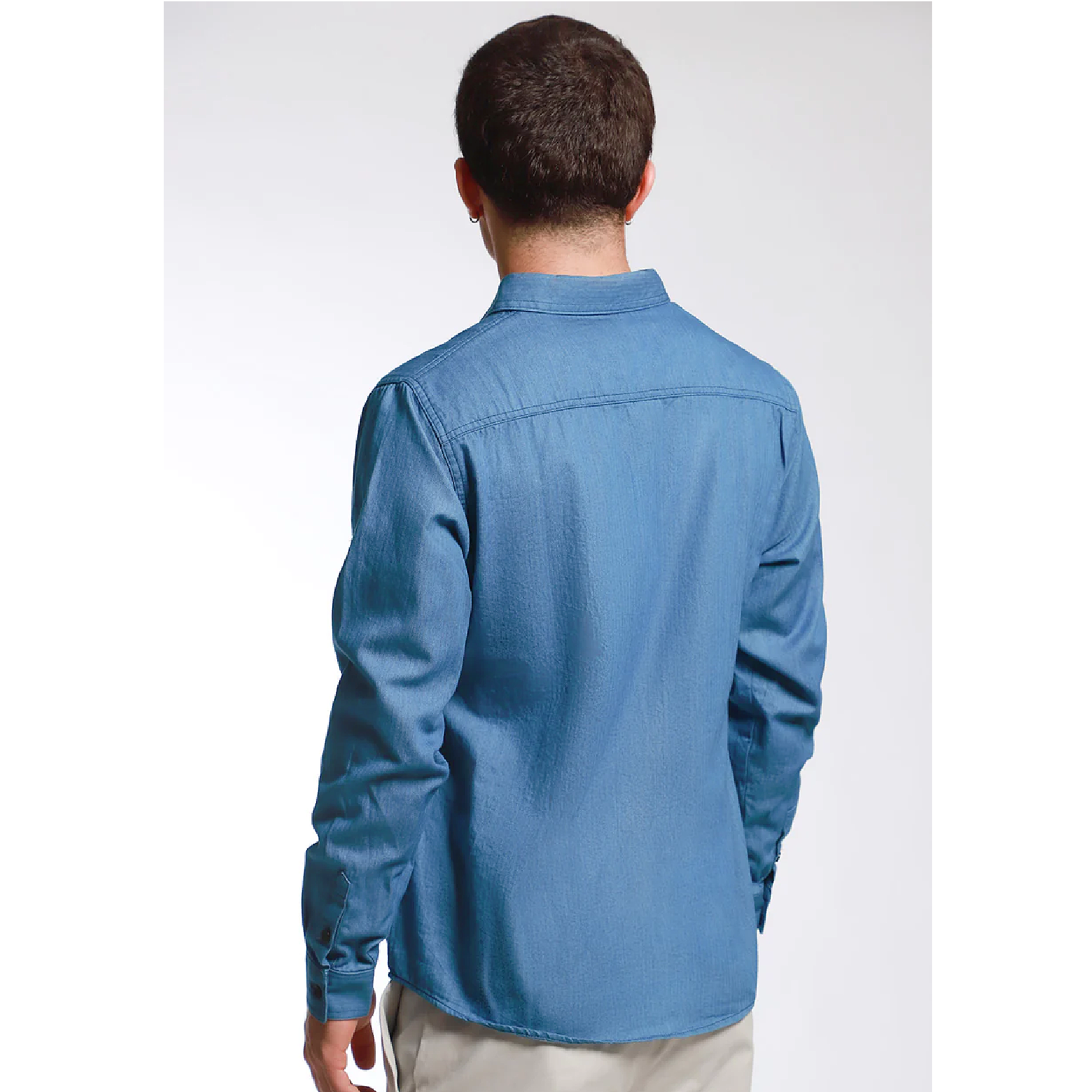 Camisa Regular Fit Casual Hombre Mod. Cjml0006 Marca Lob®