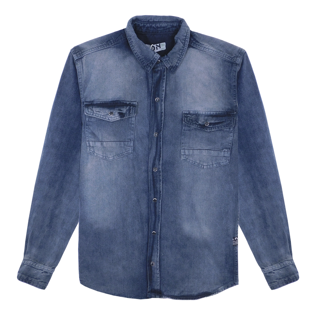 Camisa Casual Para Hombre Mod.22k-3012al Marca Losan®