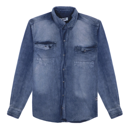 Camisa Casual Para Hombre Mod.22k-3012al Marca Losan®