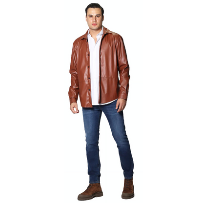 Camisa Camisola De Hombre Vinipiel Mod.b35323 Marca Bobois®