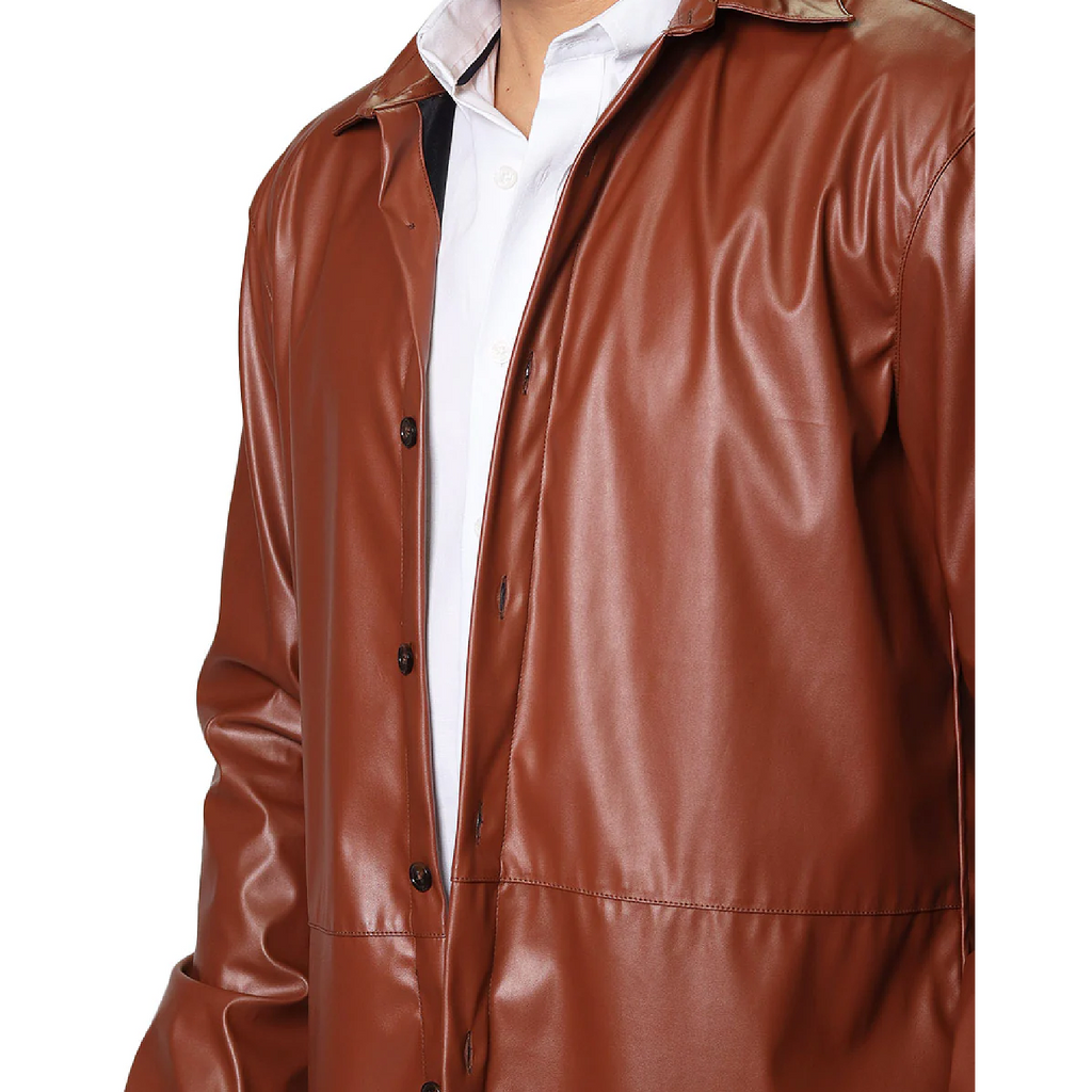 Camisa Camisola De Hombre Vinipiel Mod.b35323 Marca Bobois®