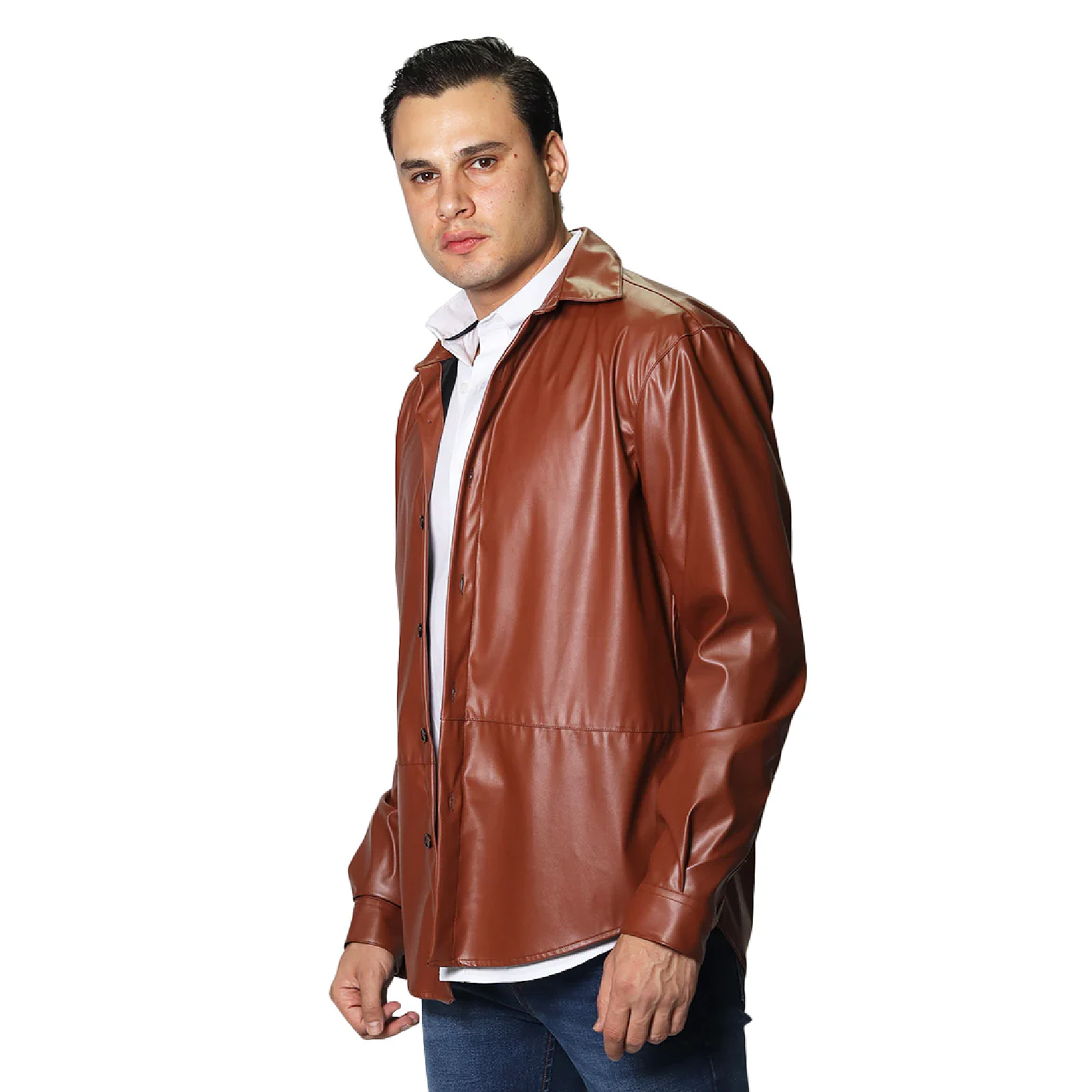 Camisa Camisola De Hombre Vinipiel Mod.b35323 Marca Bobois®