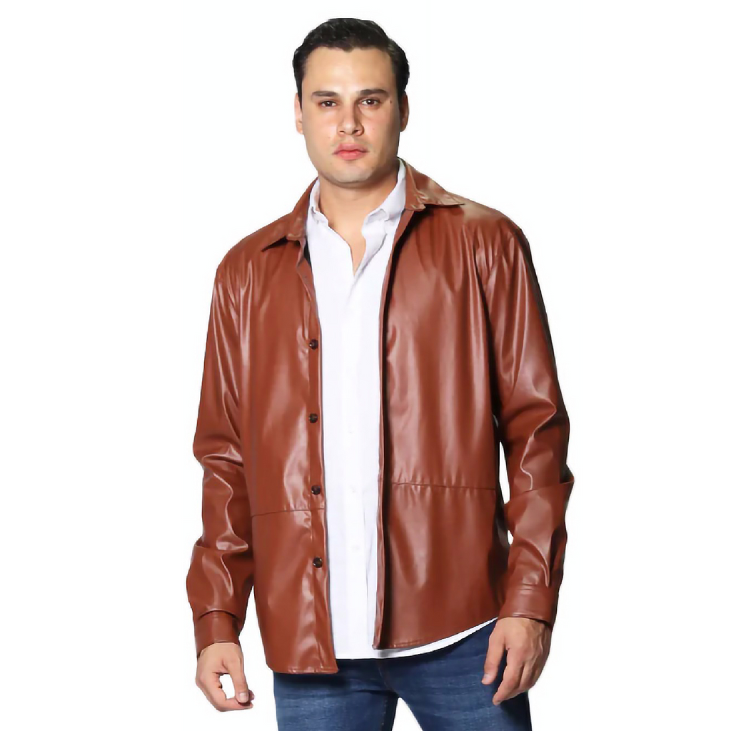 Camisa Camisola De Hombre Vinipiel Mod.b35323 Marca Bobois®