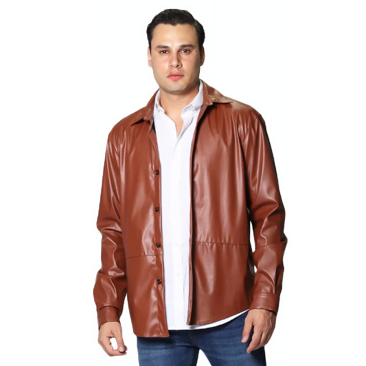 Camisa Camisola De Hombre Vinipiel Mod.b35323 Marca Bobois®