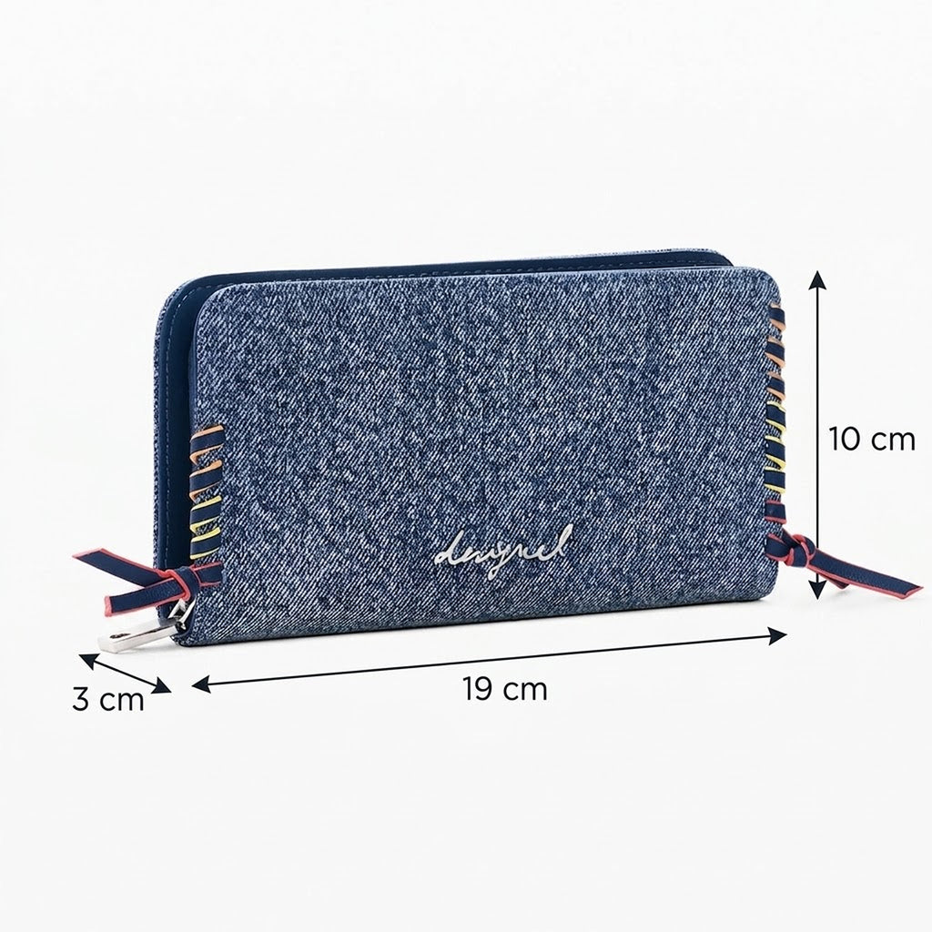 Cartera Denim Con Detalles Trenzados 26sayd05/5005 Desigual®
