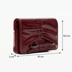 Cartera Con Fruncido Para Mujer Mod.26sayp Desigual® Vino