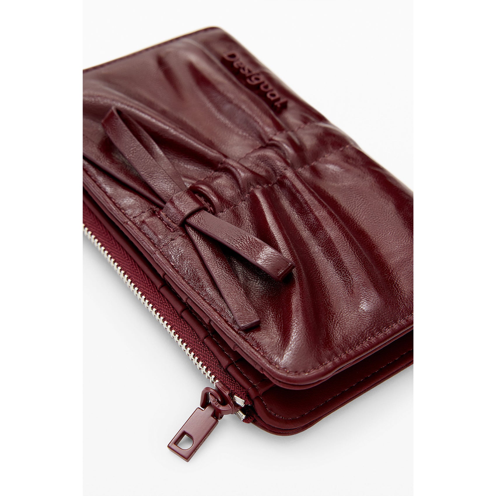 Cartera Con Fruncido Para Mujer Mod.26sayp Desigual® Vino