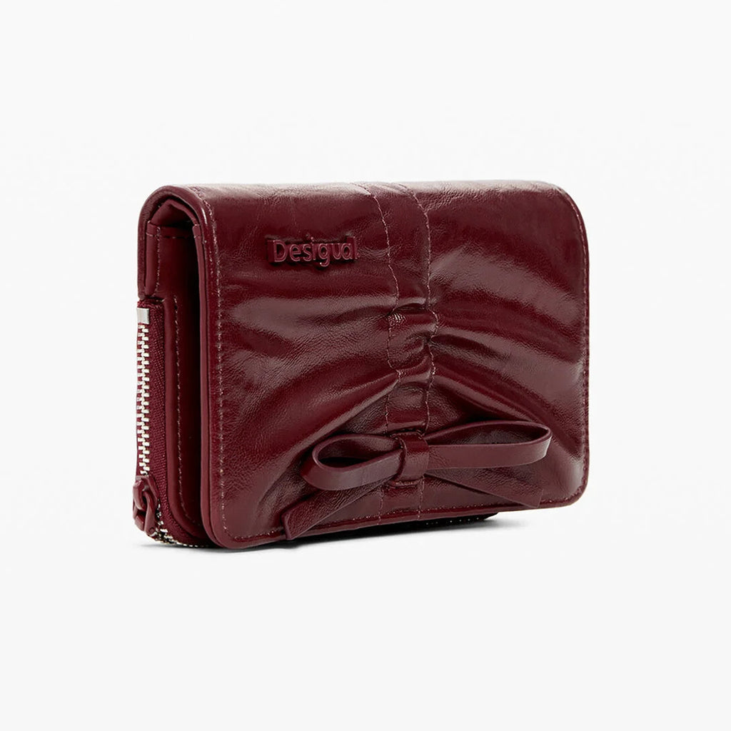 Cartera Con Fruncido Para Mujer Mod.26sayp Desigual® Vino