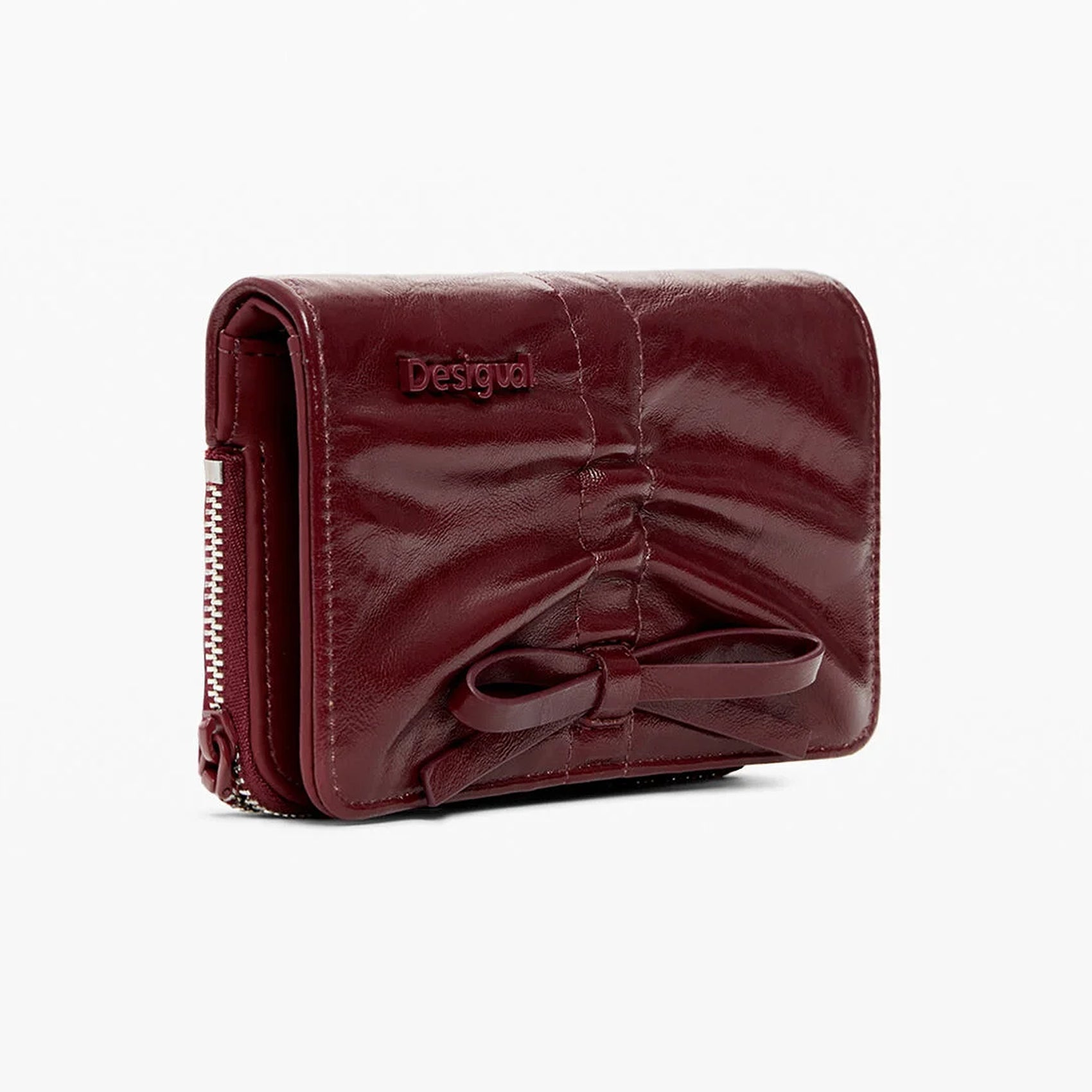Cartera Con Fruncido Para Mujer Mod.26sayp Desigual® Vino