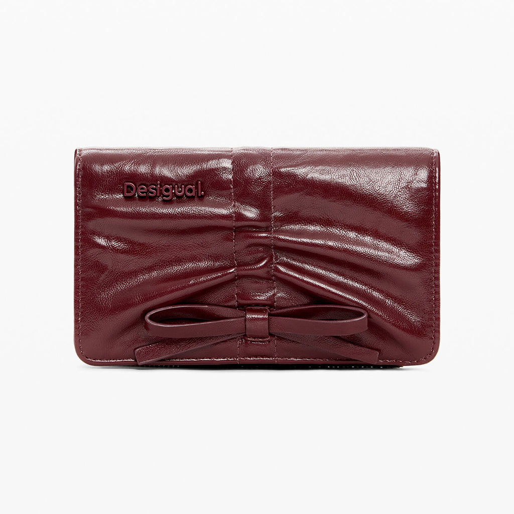Cartera Con Fruncido Para Mujer Mod.26sayp Desigual® Vino