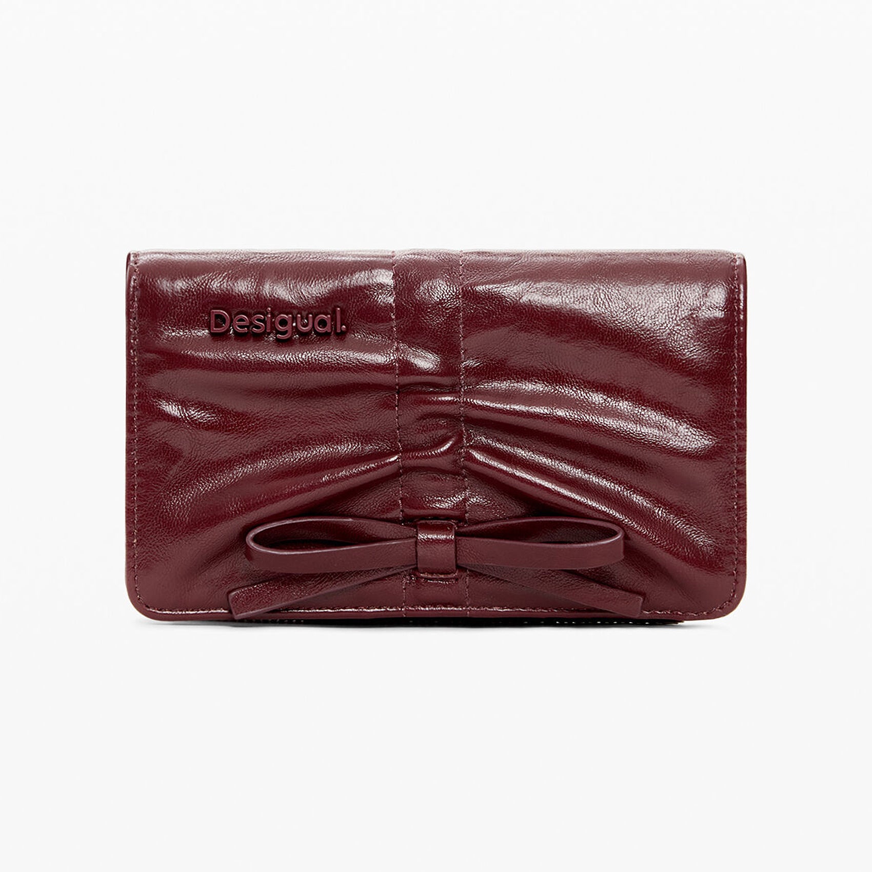 Cartera Con Fruncido Para Mujer Mod.26sayp Desigual® Vino