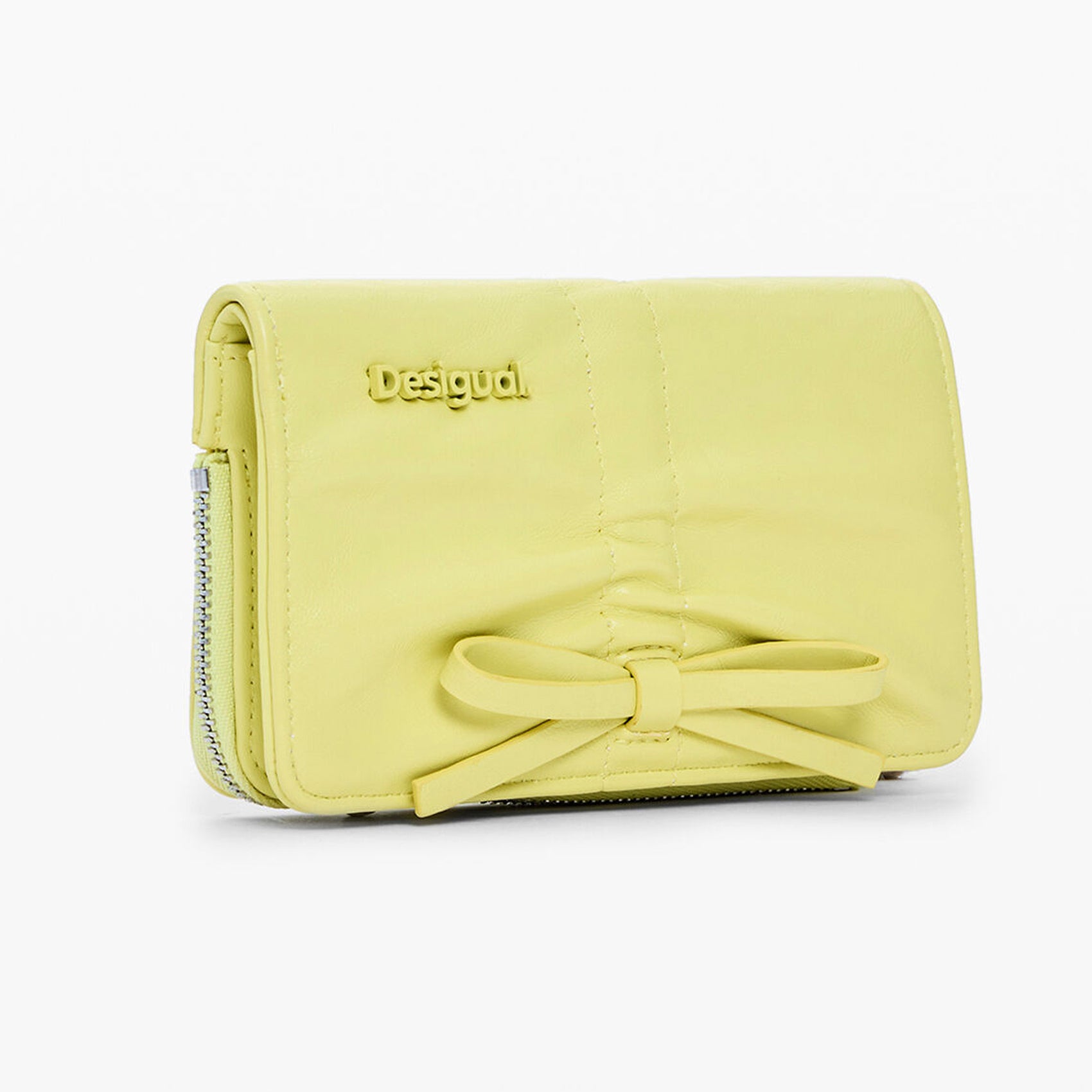 Cartera Con Fruncido Para Mujer Mod.26sayp Desigual® Amarillo