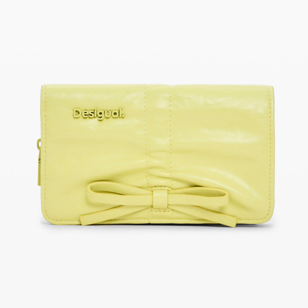 Cartera Con Fruncido Para Mujer Mod.26sayp Desigual® Amarillo