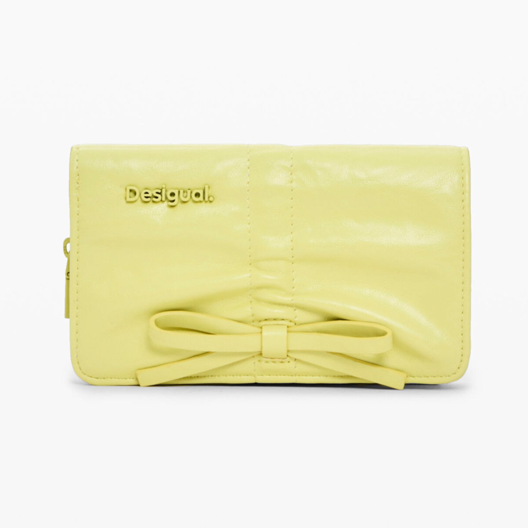 Cartera Con Fruncido Para Mujer Mod.26sayp Desigual® Amarillo