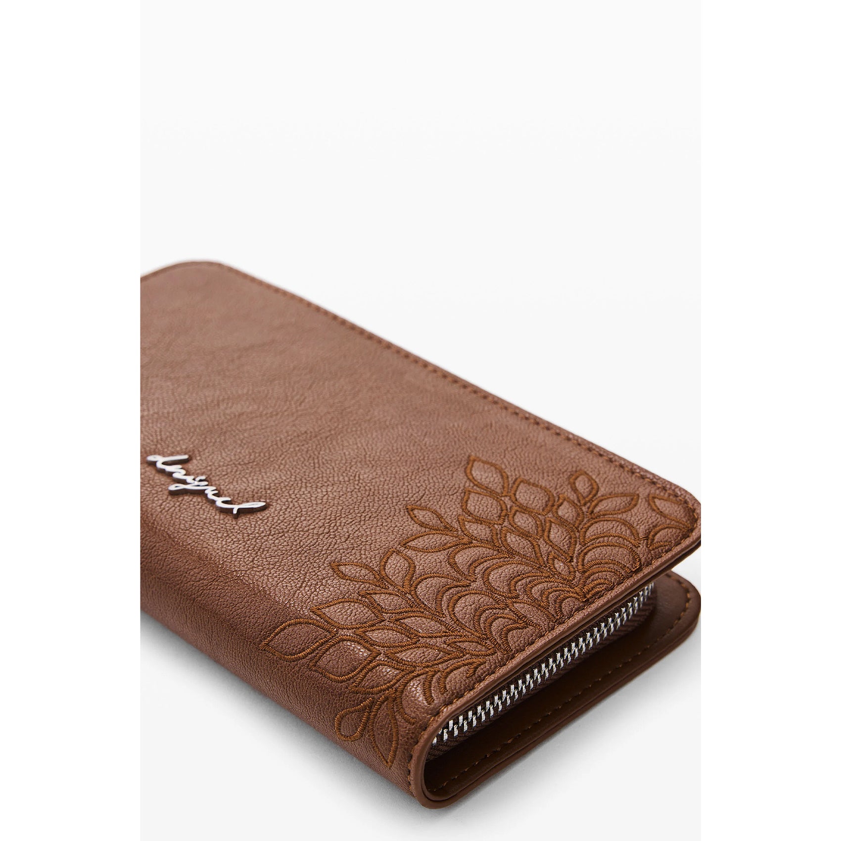 Cartera Mediana Con Bordado 26sayp2 Marca Desigual® Marron