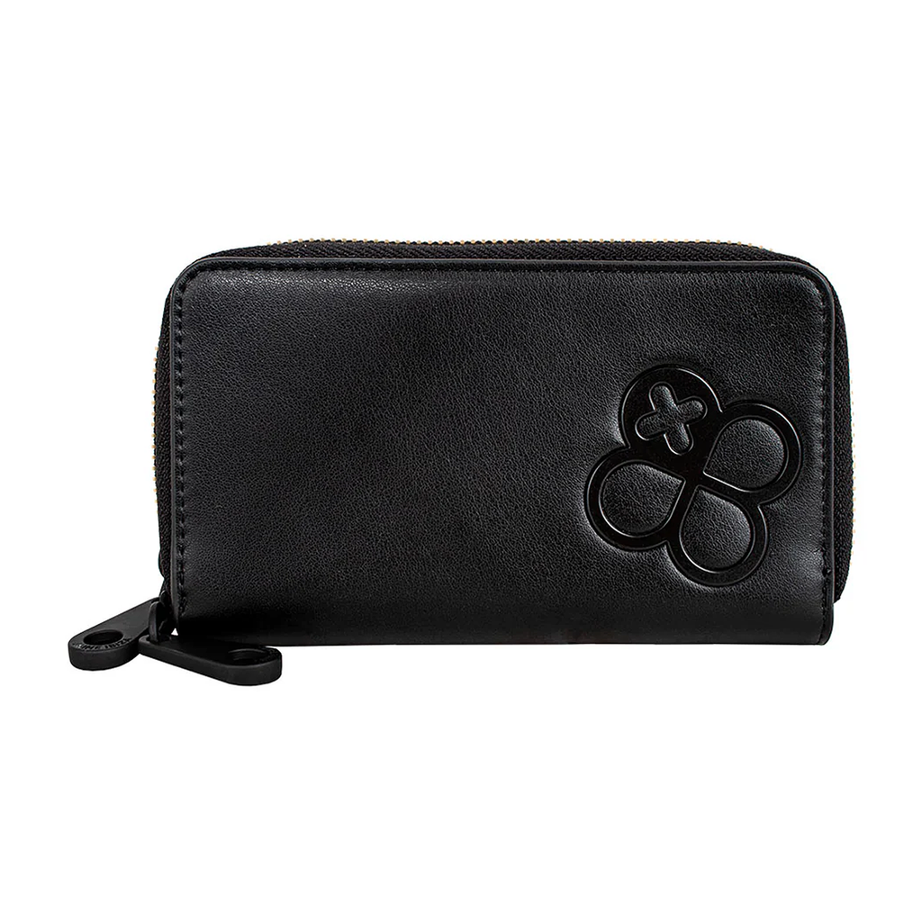 Cartera Para Dama Mod. Ji586 Marca Jaime Ibiza® Negro Tipo Piel