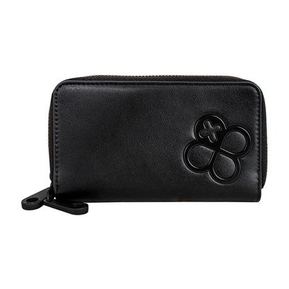 Cartera Para Dama Mod. Ji586 Marca Jaime Ibiza® Negro Tipo Piel